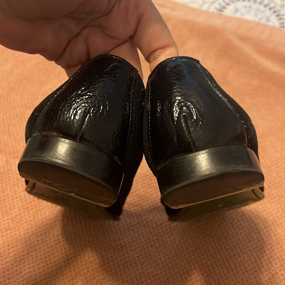 DONALD J PLINER ⚜️ Donald & Lisa Signature Black Velvet & Crystal Skulls Flats - Picture 4 of 15